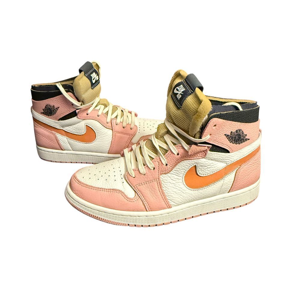 Nike Air Jordan 1 High Retro Pink Quartz‎ Basketball Sneakers Size 9.5 - Picture 2 of 8